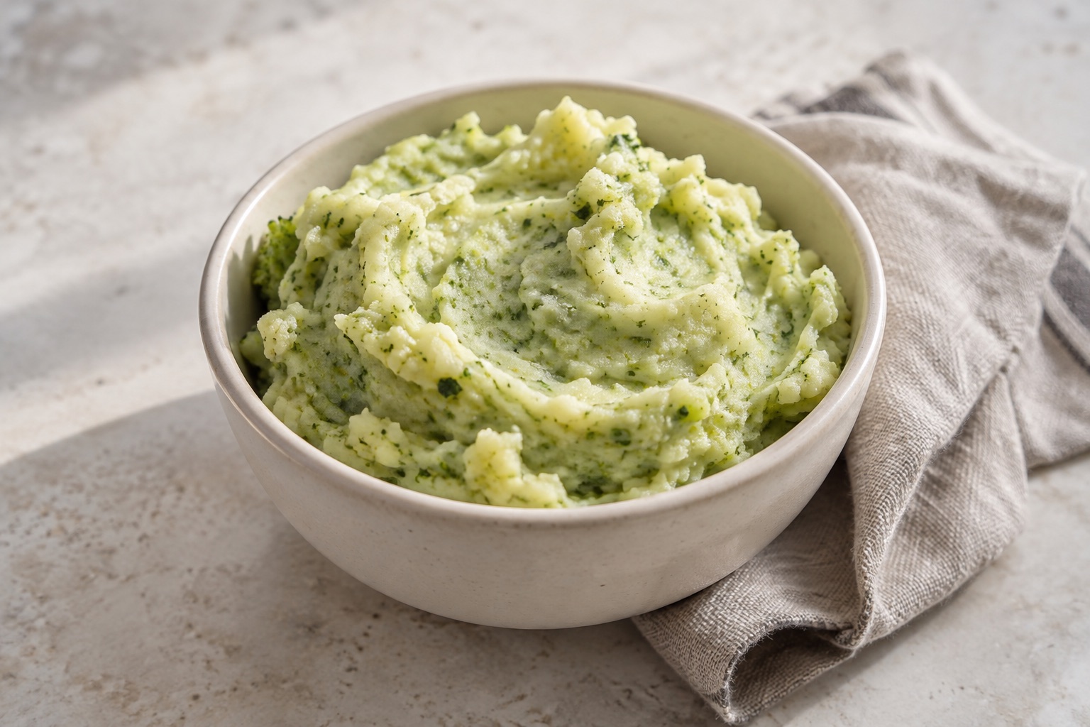 Broccoli and potato mash